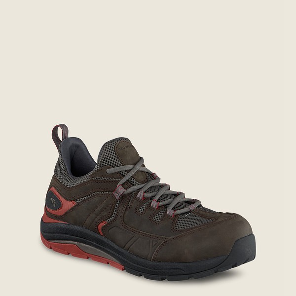 Mens Red Wing Cooltech™ Athletics - Safety Toe - Work Shoes Dark Brown - ZKP016745